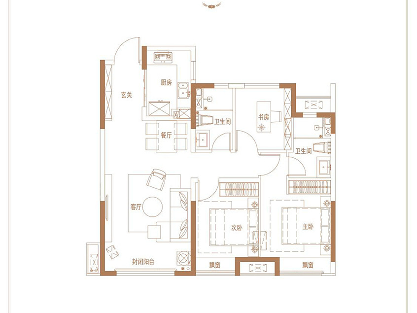 最近報(bào)價(jià)！環(huán)翠環(huán)晟盛悅府99~142㎡房源約9588元/㎡起